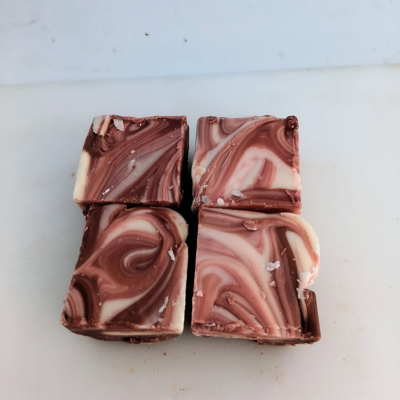 Cheerwine fudge squares up close at The Candy Shoppe on Main