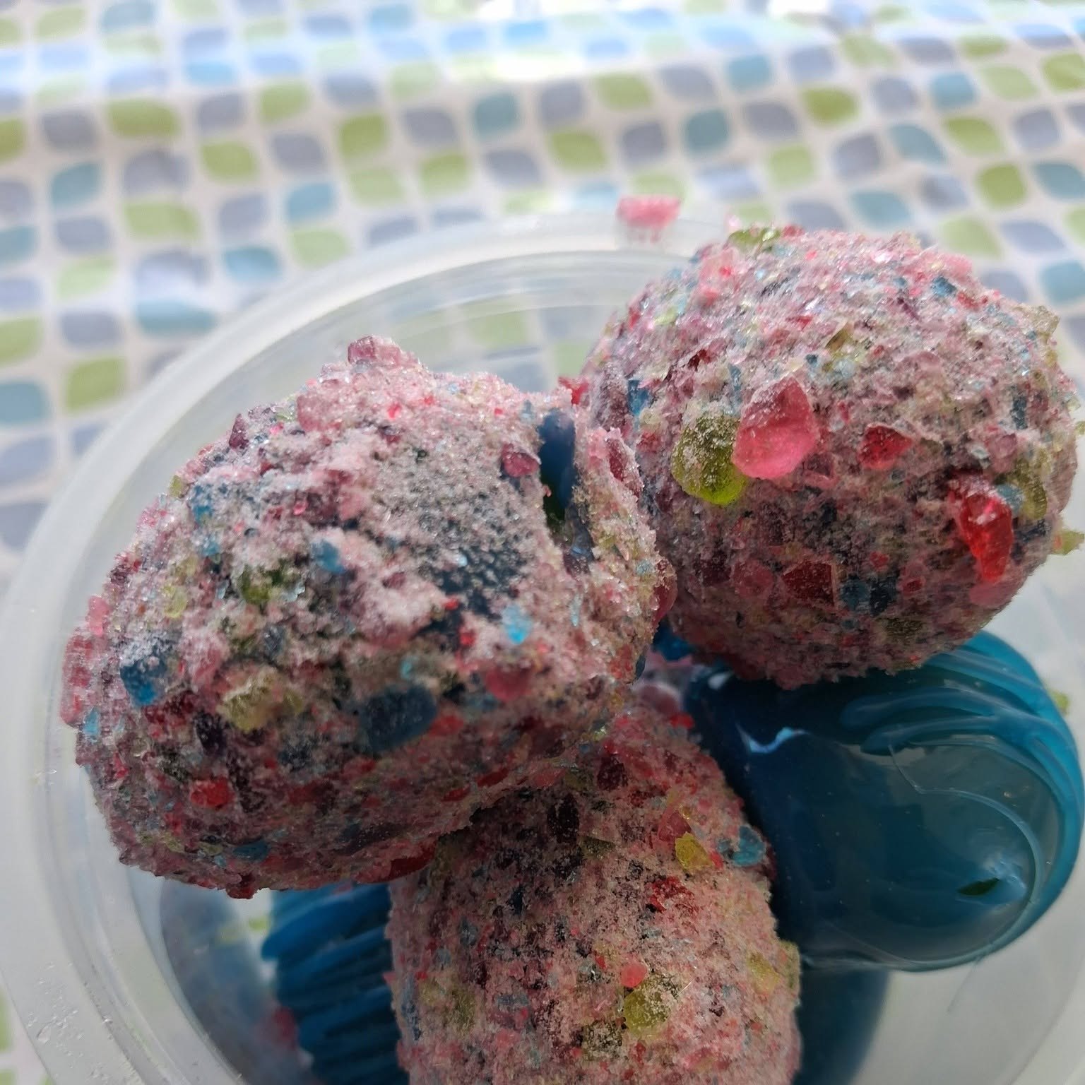 Freeze-dried candy pieces at The Candy Shoppe on Main