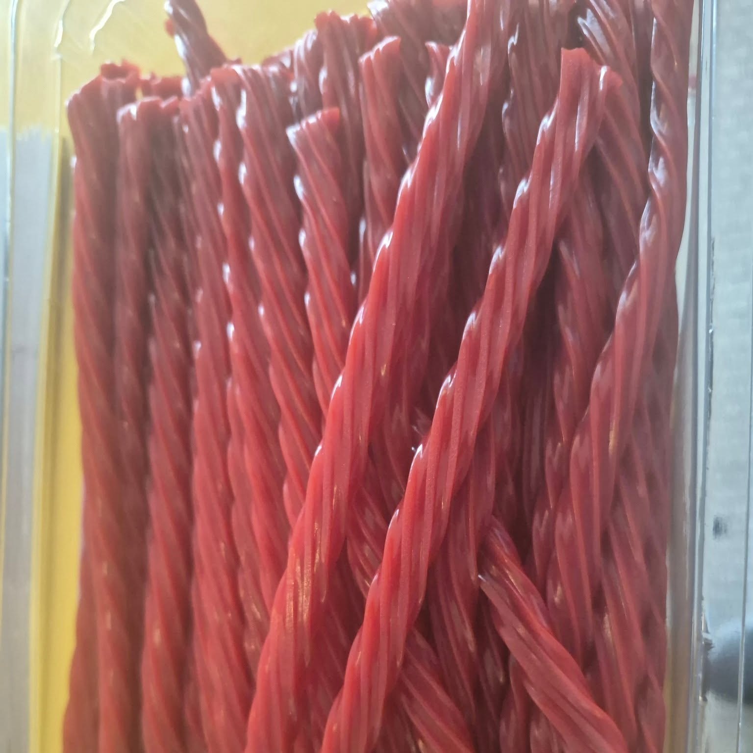 Strawberry licorice twists at The Candy Shoppe on Main