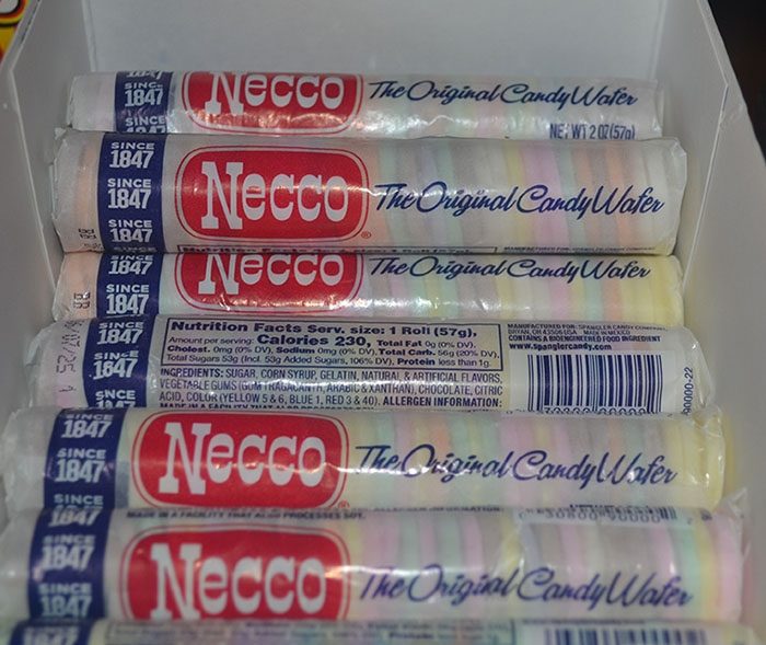 Rolls of Necco Wafers at The Candy Shoppe on Main