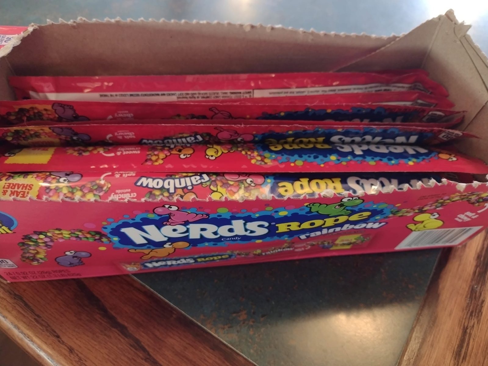 Boxes of Nerds Rope candy at The Candy Shoppe on Main