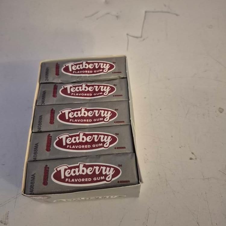 Packs of Teaberry flavored gum at The Candy Shoppe on Main