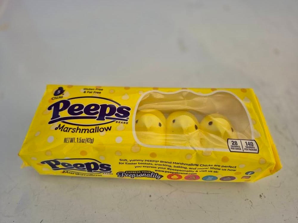 Pack of Peeps marshmallow chicks at The Candy Shoppe on Main