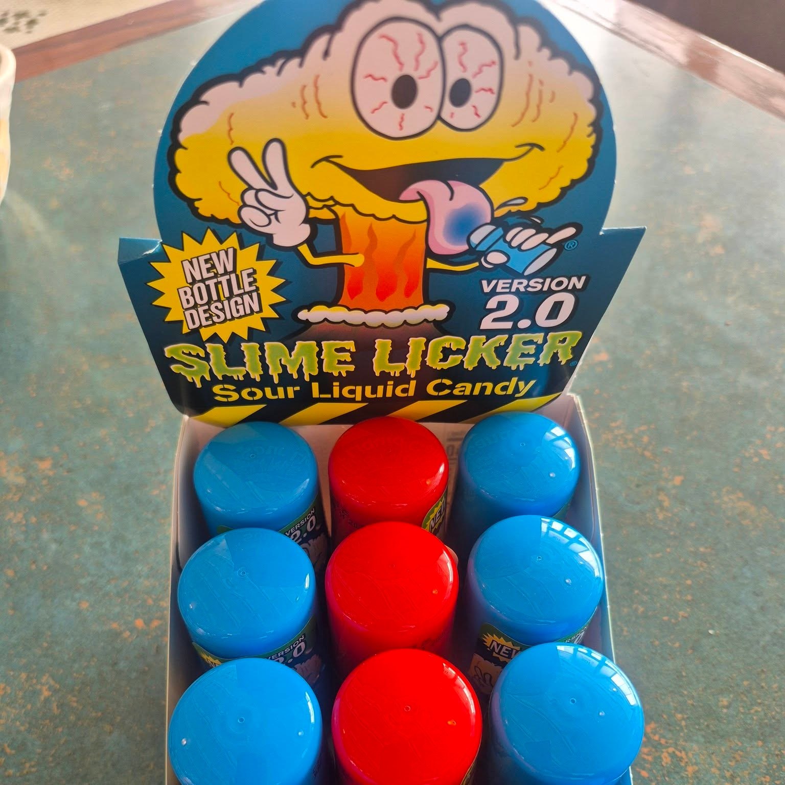 Slime Licker sour liquid candy at The Candy Shoppe on Main